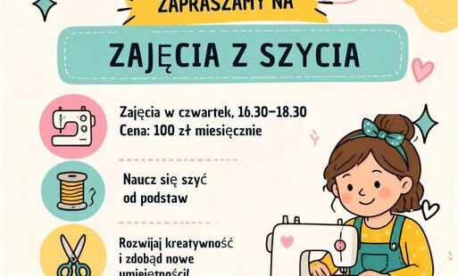 Zajęcia szycia na maszynie