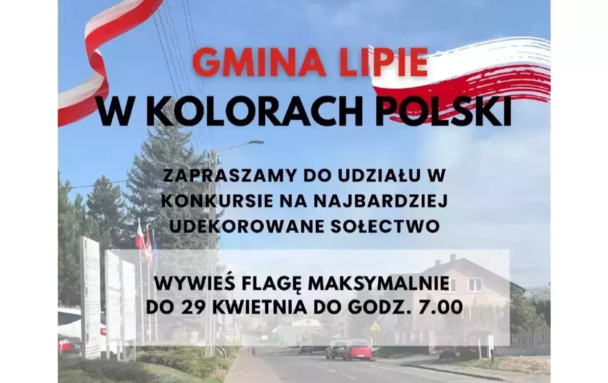 KONKURS SOŁECTWA GMINY LIPIE W KOLORACH POLSKI 